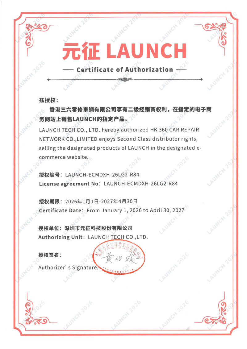 Launch Certificazioni-x431-it