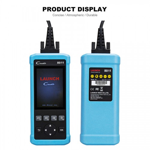 Launch DIY Code Reader CReader 8011 Full OBD2 Scanner OBD+ABS+SRS+Oil+EPB+BMS for TOYOTA/FORD/BENZ
