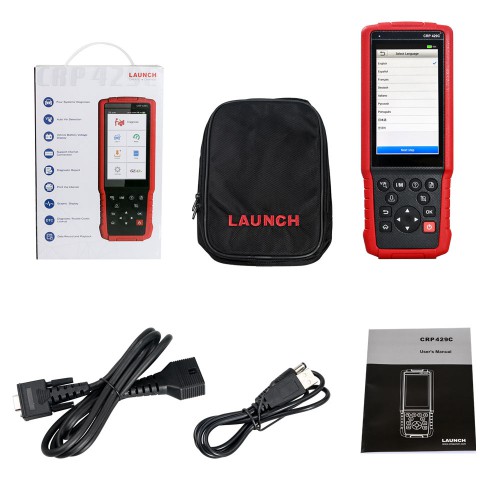 Launch X431 CRP429C Strumento Diagnostico Automatico per Motore / ABS / SRS / AT +11 Servizio CRP 429C Scanner Codice OBD2 Aggiornamento Gratis