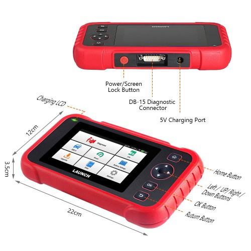 2026 LAUNCH Creader CRP129X Diagnostica Auto con Aggiornamenti Gratis a Vita – Motore/ABS/SRS + Reset Servizi e AutoVIN