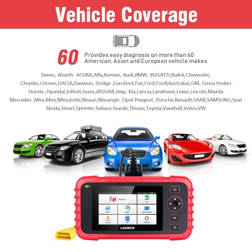 2026 LAUNCH Creader CRP129X Diagnostica Auto con Aggiornamenti Gratis a Vita – Motore/ABS/SRS + Reset Servizi e AutoVIN