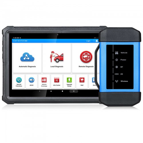 Originale Launch X431 V+ HD3 Wifi/Bluetooth Strumento Diagnostico per Autocarri Pesanti Multi-Lingue Incluso Italiano