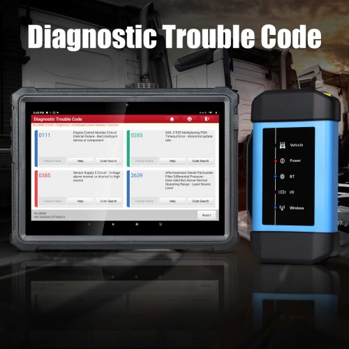 Originale Launch X431 V+ HD3 Wifi/Bluetooth Strumento Diagnostico per Autocarri Pesanti Multi-Lingue Incluso Italiano
