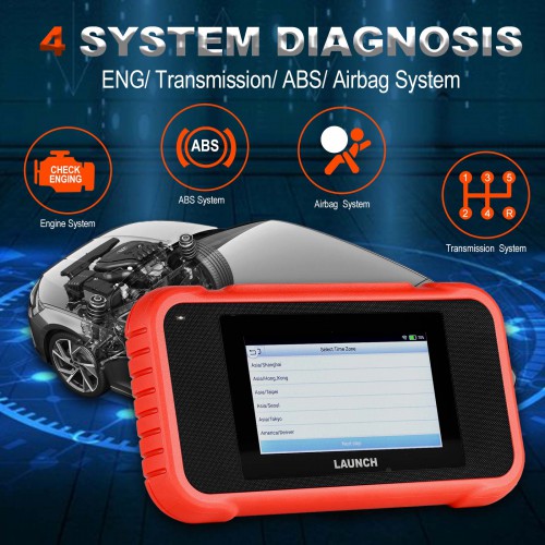 Launch X431 CRP129E OBD2 Lettore di Codice Supporta Olio / freno / SAS / TPMS / ETS reset pk CRP129 Aggiornamento Gratuito Online