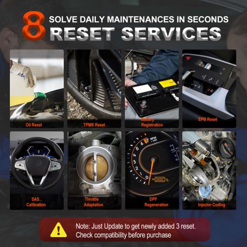 Launch X431 CRP129E OBD2 Lettore di Codice Supporta Olio / freno / SAS / TPMS / ETS reset pk CRP129 Aggiornamento Gratuito Online