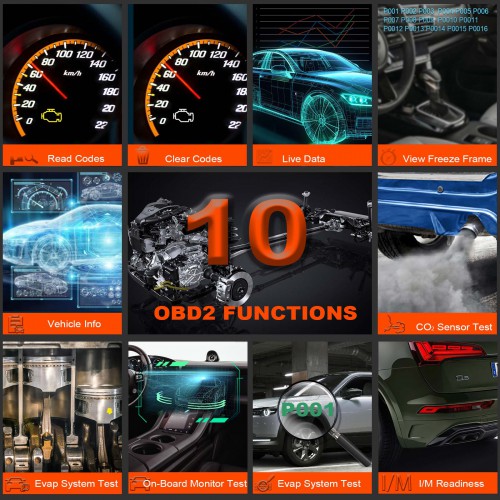 Launch X431 CRP129E OBD2 Lettore di Codice Supporta Olio / freno / SAS / TPMS / ETS reset pk CRP129 Aggiornamento Gratuito Online