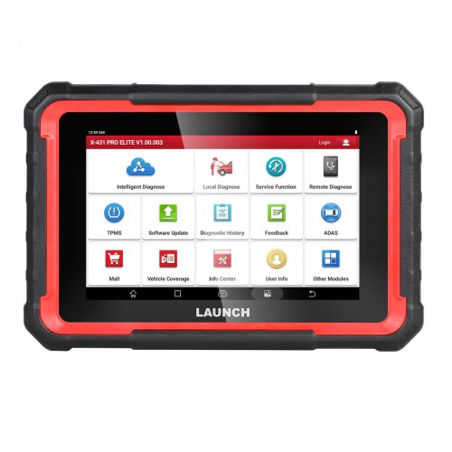 Launch X431 PRO Elite 8'inch Car Diagnostic Tool All System OBD OBD2 Scanner CAN FD/DOIP Active Test 32 Reset Coding Same Function as X431 V