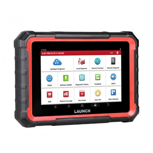 Launch X431 PRO Elite 8'inch Car Diagnostic Tool All System OBD OBD2 Scanner CAN FD/DOIP Active Test 32 Reset Coding Same Function as X431 V