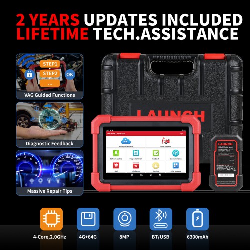 2026 LAUNCH X431 CRP919X BT OBD2 Scanner Automotive Diagnostic Tools Support CANFD DOIP ECU Coding Bluetooth Version of CRP919X