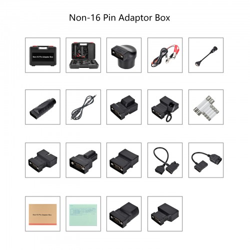 LAUNCH Non-16 Pin Adaptor Box With 16 Kinds of Accessories