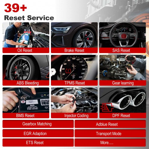 LAUNCH X431 IMMO ELITE Key Programmer Car Immobilizer Programming Tools OBD OBD2 All System Diagnostic Scanner 39 Reset Services X-PROG 3