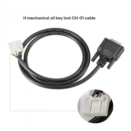 Launch X431 Toyota CH-01 H Non-Smart Key CH-02 24-PIN e Adattatori CH-03 a 27 PIN per IMMO ELITE / IMMO PLUS
