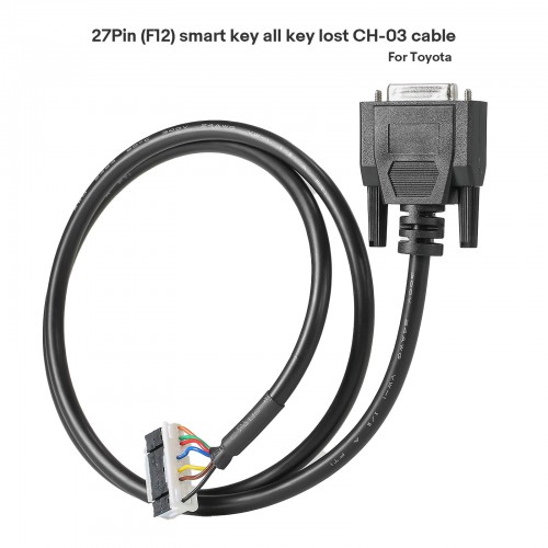 Launch X431 Toyota CH-01 H Non-Smart Key CH-02 24-PIN e Adattatori CH-03 a 27 PIN per IMMO ELITE / IMMO PLUS