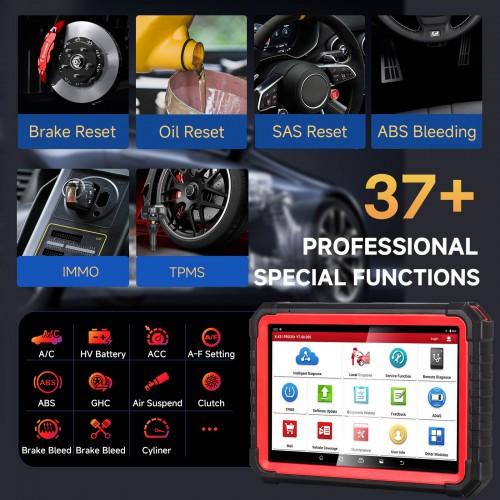 [EU Versione] LAUNCH X431 PRO3S+ V5.0 Bi-Directional Scan Tool, 37+ Reset Service, OE-Level Full System Bluetooth Diagnostic Scanner, ECU Coding
