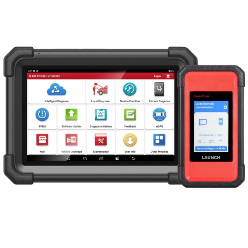 LAUNCH X431 PRO3S+ SmartLink HD per Diesel e Benzina 12V/24V Bi-Directional Scan Tool Supporta ECU Coding CANFD DOIP J2534 Programmazione