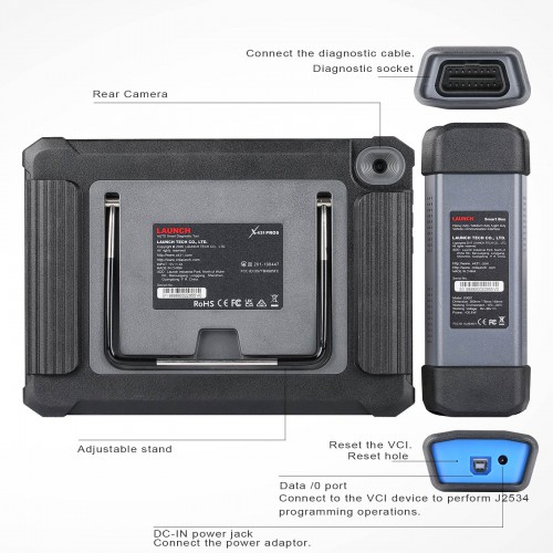 95% Nuovo LAUNCH X431 PRO5 PRO 5 Car Diagnostic Tools Automotive Tool Full System OBD2 Scanner Intelligent Diagnosis Tool 2 Anni Aggiornamento