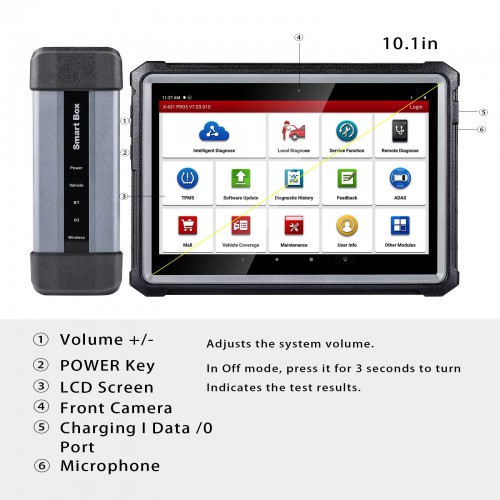 95% Nuovo LAUNCH X431 PRO5 PRO 5 Car Diagnostic Tools Automotive Tool Full System OBD2 Scanner Intelligent Diagnosis Tool 2 Anni Aggiornamento
