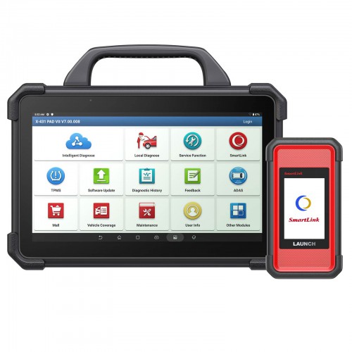 Top Launch X431 PAD VII PAD 7 Elite Full System Diagnostic Tool with G-III X-PROG3 Immobilizer & Key Programmer Supports All Keys Lost
