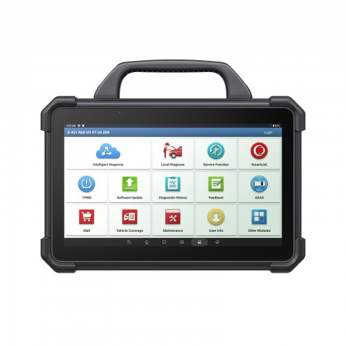 Top Launch X431 PAD VII PAD 7 Elite Full System Diagnostic Tool with G-III X-PROG3 Immobilizer & Key Programmer Supports All Keys Lost