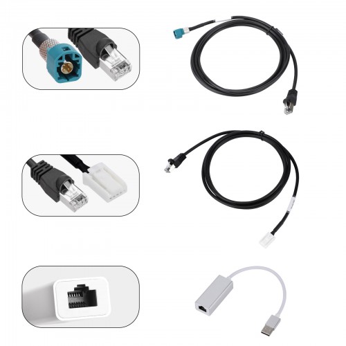 2026 Launch X431 Tesla LAN Network Port Diagnostic Connector (to Enable Tesla Service Mode)