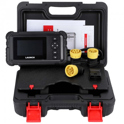 2026 LAUNCH CRP129 HD Heavy-duty Diagnostic Tool Supporta 24V Trucks 7 Reset Functions 2 Years Update Free