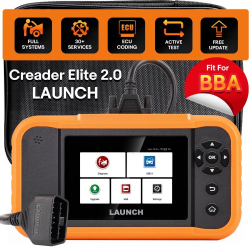 LAUNCH Creader Elite 2.0 BBA Bi-Directional OBD2 Scanner per BMW,Mercedes-Benz,Volkswagen VW Audi V.A.G Group