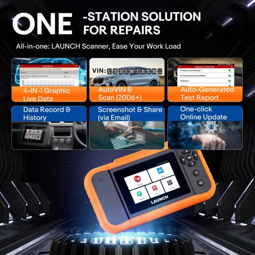 LAUNCH Creader Elite 2.0 BBA Bi-Directional OBD2 Scanner per BMW,Mercedes-Benz,Volkswagen VW Audi V.A.G Group