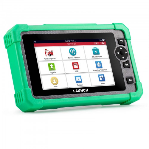 LAUNCH CRP919 EV Diagnostic Scanner with 43+ Service Functions for Electric Vehicles New Energy Cars Supports CAN FD DoIP ECU Coding Supporta Italiano