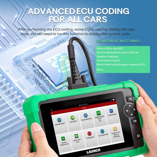 LAUNCH CRP919 EV Diagnostic Scanner with 43+ Service Functions for Electric Vehicles New Energy Cars Supports CAN FD DoIP ECU Coding Supporta Italiano
