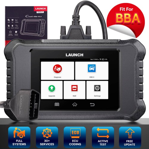 LAUNCH Creader Elite 2.0 BBA for Mercedes-Benz/Maybach/BMW/Mini/BMW Brilliance/Rolls-Royce/Audi Black Color