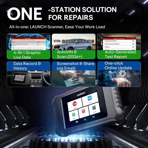 LAUNCH Creader Elite 2.0 BBA for Mercedes-Benz/Maybach/BMW/Mini/BMW Brilliance/Rolls-Royce/Audi Black Color