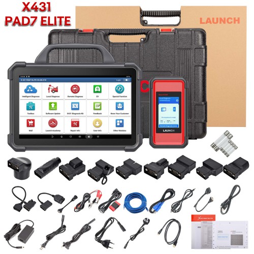 Launch X-431 PAD VII PAD 7 Elite Strumento Diagnostico per Autoveicoli di Calibrazione ADAS Supporta la Codifica e la Programmazione online