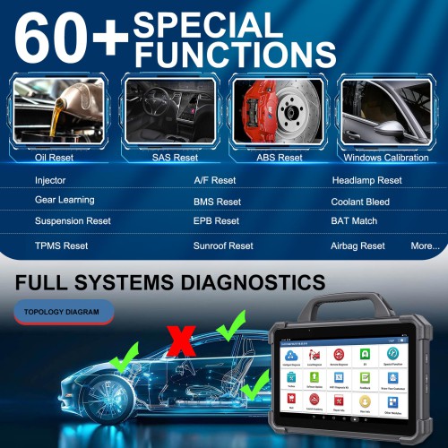 Launch X-431 PAD VII PAD 7 Elite Strumento Diagnostico per Autoveicoli di Calibrazione ADAS Supporta la Codifica e la Programmazione online