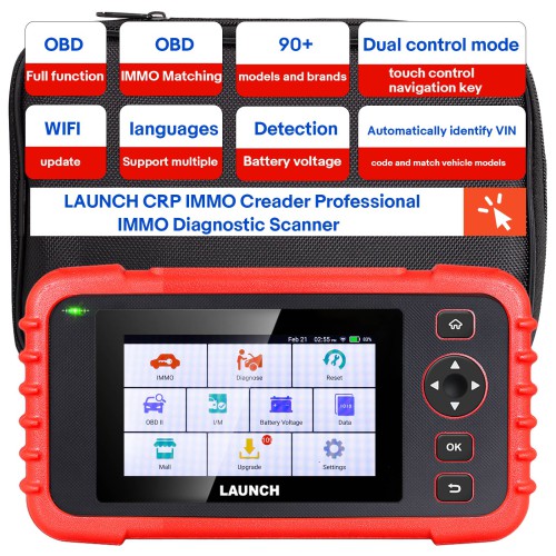 LAUNCH CRP IMMO OBD2 Scanner Anti-theft Key Programmer All System Car Diagnostic Tool OIL ETS SAS Service Aggiornamento Gratuito a Vita