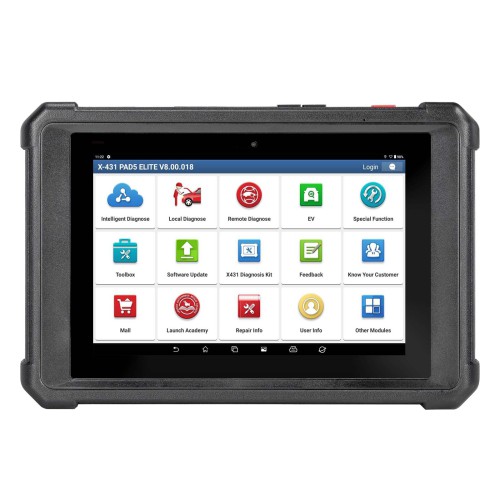 [EU Versione] Launch X431 PAD V Elite J2534 Tool Con il nuovo Smartlink C ECU/ECM Programma online Mappa della topologia CAN/CAN FD/DoIP 60+ Services