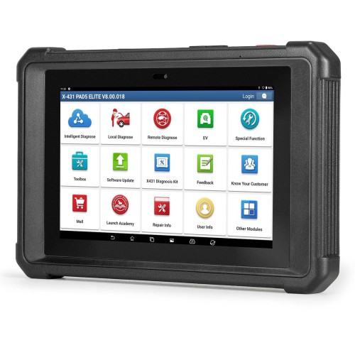 [EU Versione] Launch X431 PAD V Elite J2534 Tool Con il nuovo Smartlink C ECU/ECM Programma online Mappa della topologia CAN/CAN FD/DoIP 60+ Services
