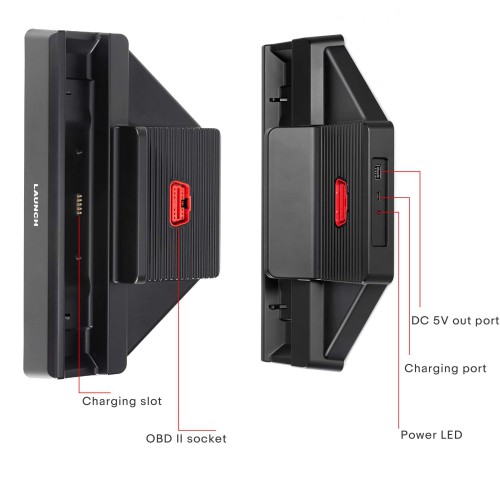 [EU Versione] Launch X431 PAD V Elite J2534 Tool Con il nuovo Smartlink C ECU/ECM Programma online Mappa della topologia CAN/CAN FD/DoIP 60+ Services