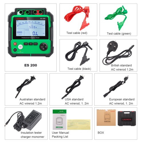 LAUNCH EM101N EV Oscilloscope & Multimeter