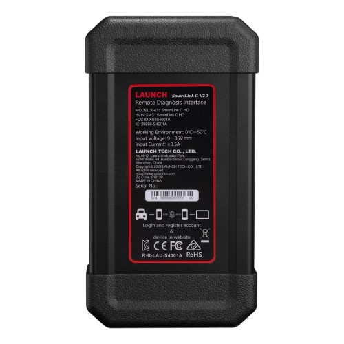 Launch X-431 SmartLink C 2.0 Modulo per Autocarri Pesanti Nuovo HD3 Diagnostic Truck/Machinery/Commercial Vehicles Funziona con X431 PRO3/ V+/PRO3S