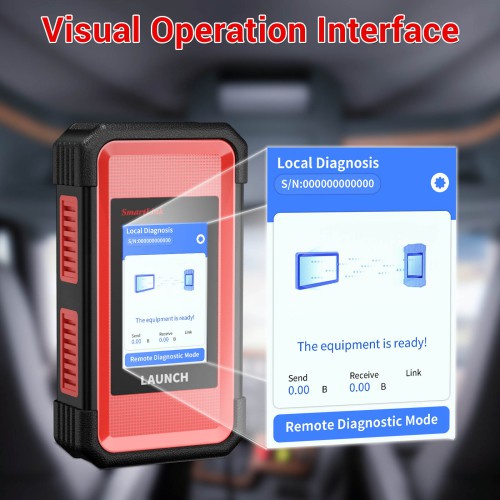 Launch X-431 SmartLink C 2.0 Modulo per Autocarri Pesanti Nuovo HD3 Diagnostic Truck/Machinery/Commercial Vehicles Funziona con X431 PRO3/ V+/PRO3S