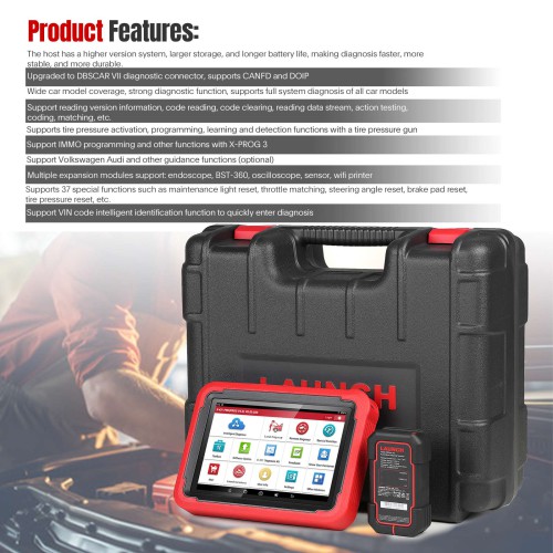 LAUNCH X431 PROS V5.0 OE-Livello Sistema Completo Strumento Diagnostico Supporta le Funzioni Guidate con 2 Anni Aggiornamento Online