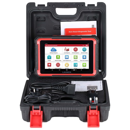 95% Nuovo-Launch X431 PRO Elite 8'inch Car Diagnostic Tool All System OBD OBD2 Scanner CAN FD/DOIP Active Test 32 Reset Coding Same Function as X431 V