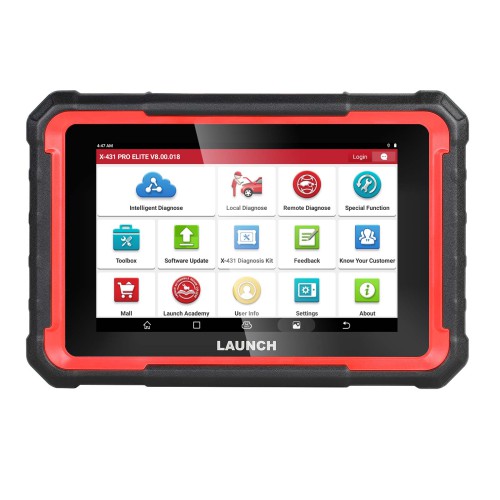 95% Nuovo-Launch X431 PRO Elite 8'inch Car Diagnostic Tool All System OBD OBD2 Scanner CAN FD/DOIP Active Test 32 Reset Coding Same Function as X431 V