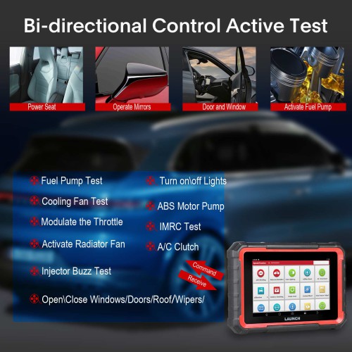 95% Nuovo-Launch X431 PRO Elite 8'inch Car Diagnostic Tool All System OBD OBD2 Scanner CAN FD/DOIP Active Test 32 Reset Coding Same Function as X431 V