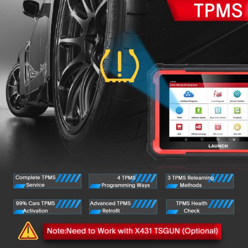95% Nuovo-Launch X431 PRO Elite 8'inch Car Diagnostic Tool All System OBD OBD2 Scanner CAN FD/DOIP Active Test 32 Reset Coding Same Function as X431 V
