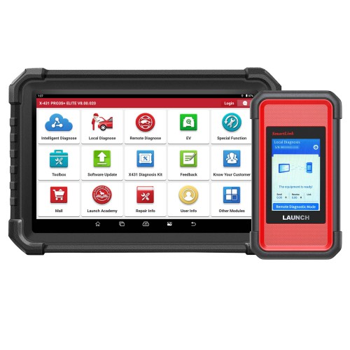 Seconda Mano 95% Nuovo Launch X431 PRO3S+ Elite SmartLink Strumento di Scansione Bidirezionale con J2534, Mappa Topologica, oltre 60 servizi