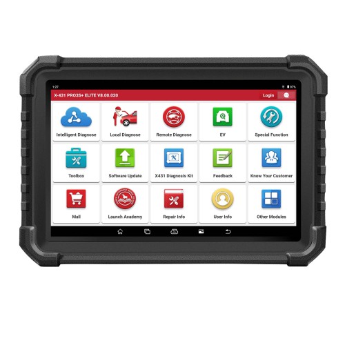 Seconda Mano 95% Nuovo Launch X431 PRO3S+ Elite SmartLink Strumento di Scansione Bidirezionale con J2534, Mappa Topologica, oltre 60 servizi