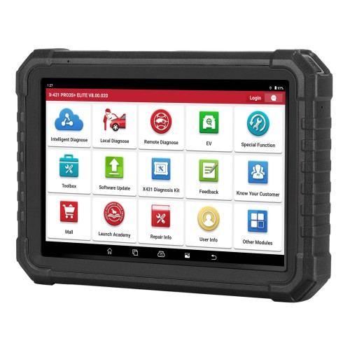 Seconda Mano 95% Nuovo Launch X431 PRO3S+ Elite SmartLink Strumento di Scansione Bidirezionale con J2534, Mappa Topologica, oltre 60 servizi