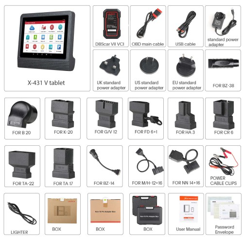 2026 Launch X-431 PRO3 V+ 5.0 (Versione Globale) - Diagnosi Professionale con DBScar VII, Mappa Topologica, CAN FD & DoIP, Codifica ECU Online