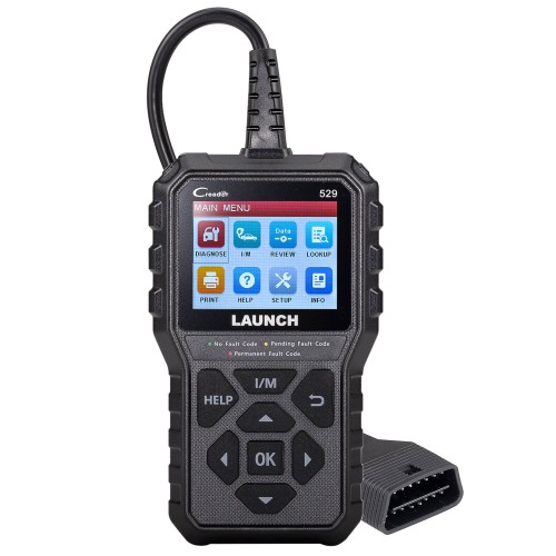 LAUNCH CR529 OBD2 Scanner Diagnostic Tool Code Reader Clear Codes I/M Readiness Freeze Frame  Read VIN Code Automatically